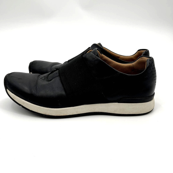 Vionic Cosmic Codie Casual Sneaker Black Size 7 Leather‎ Comfort Shoe Orthopedic - Picture 9 of 16